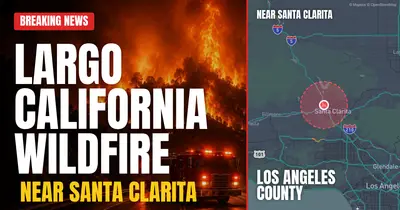 California wildfire reported in Los Angeles County
