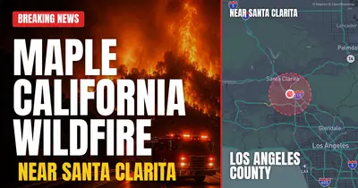 California wildfire reported in Los Angeles County