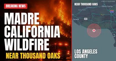 California wildfire reported in Los Angeles County