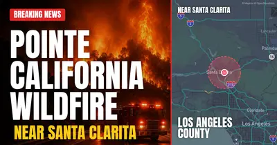 California wildfire reported in Los Angeles County