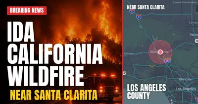 California wildfire reported in Los Angeles County