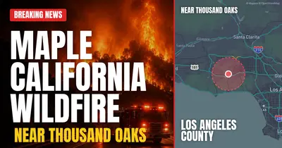 California wildfire reported in Los Angeles County