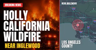 California wildfire reported in Los Angeles County