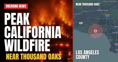 California wildfire reported in Los Angeles County