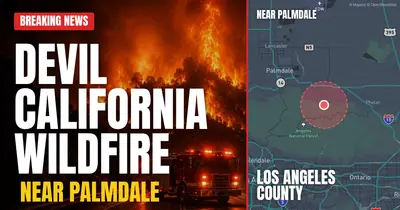 California wildfire reported in Los Angeles County