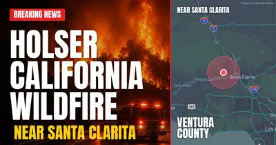 California wildfire reported in Ventura County