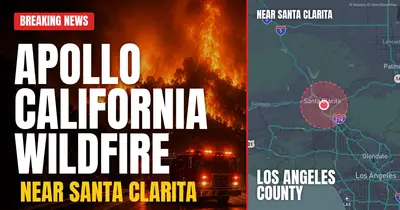 California wildfire reported in Los Angeles County