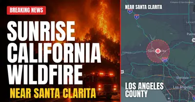 California wildfire reported in Los Angeles County