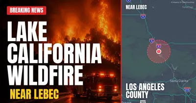 California wildfire reported in Los Angeles County