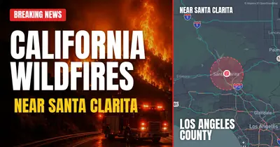 California wildfire reported in Los Angeles County