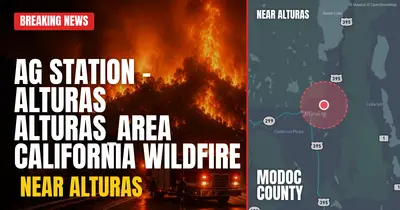 California wildfire reported in Modoc County