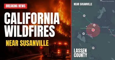 California wildfire reported in Lassen County