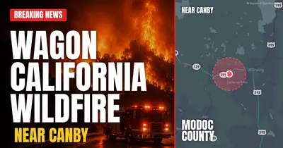 California wildfire reported in Modoc County