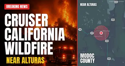 California wildfire reported in Modoc County