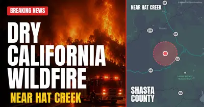 California wildfire reported in Shasta County