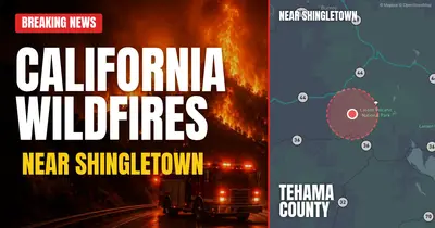 California wildfire reported in Tehama County