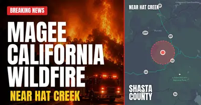 California wildfire reported in Shasta County