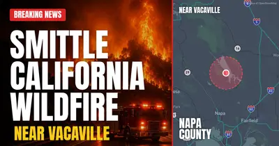 California wildfire reported in Napa County