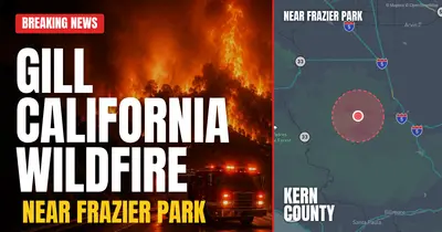 California wildfire reported in Kern County