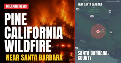 California wildfire reported in Santa Barbara County