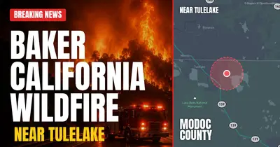 California wildfire reported in Modoc County