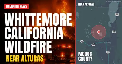 California wildfire reported in Modoc County