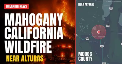 California wildfire reported in Modoc County