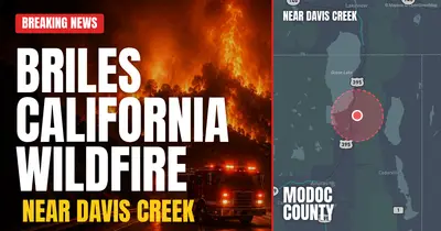 California wildfire reported in Modoc County