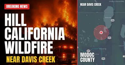 California wildfire reported in Modoc County