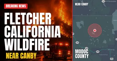 California wildfire reported in Modoc County
