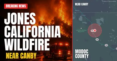 California wildfire reported in Modoc County