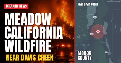 California wildfire reported in Modoc County