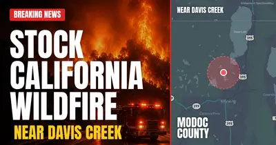 California wildfire reported in Modoc County