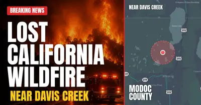 California wildfire reported in Modoc County
