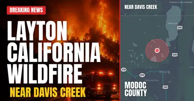 California wildfire reported in Modoc County