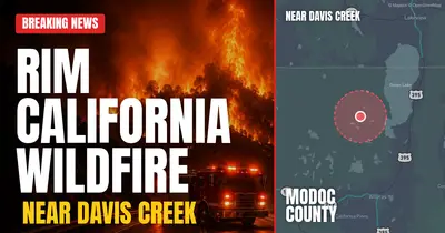California wildfire reported in Modoc County