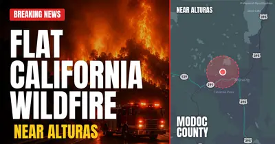 California wildfire reported in Modoc County