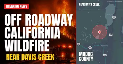 California wildfire reported in Modoc County