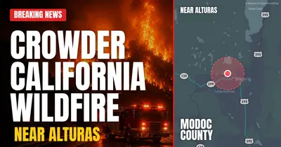 California wildfire reported in Modoc County