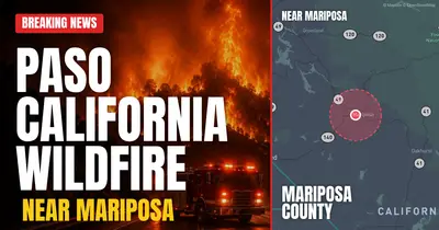 California wildfire reported in Mariposa County