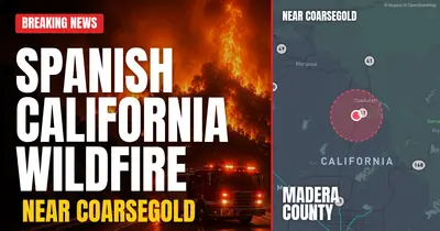 California wildfire reported in Madera County