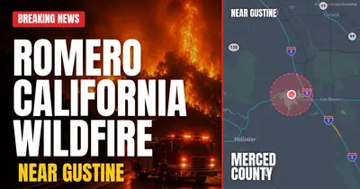 California wildfire reported in Merced County