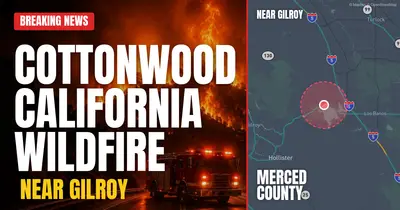 California wildfire reported in Merced County