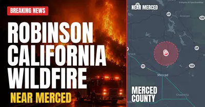 California wildfire reported in Merced County