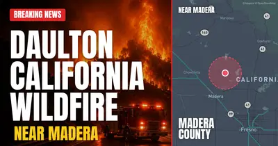 California wildfire reported in Madera County