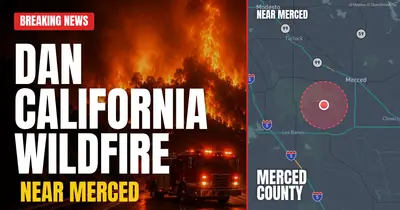 California wildfire reported in Merced County