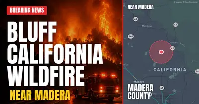 California wildfire reported in Madera County