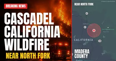 California wildfire reported in Madera County