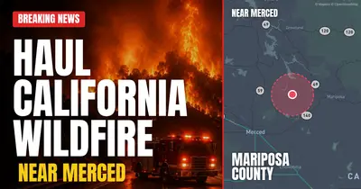 California wildfire reported in Mariposa County
