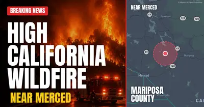 California wildfire reported in Mariposa County